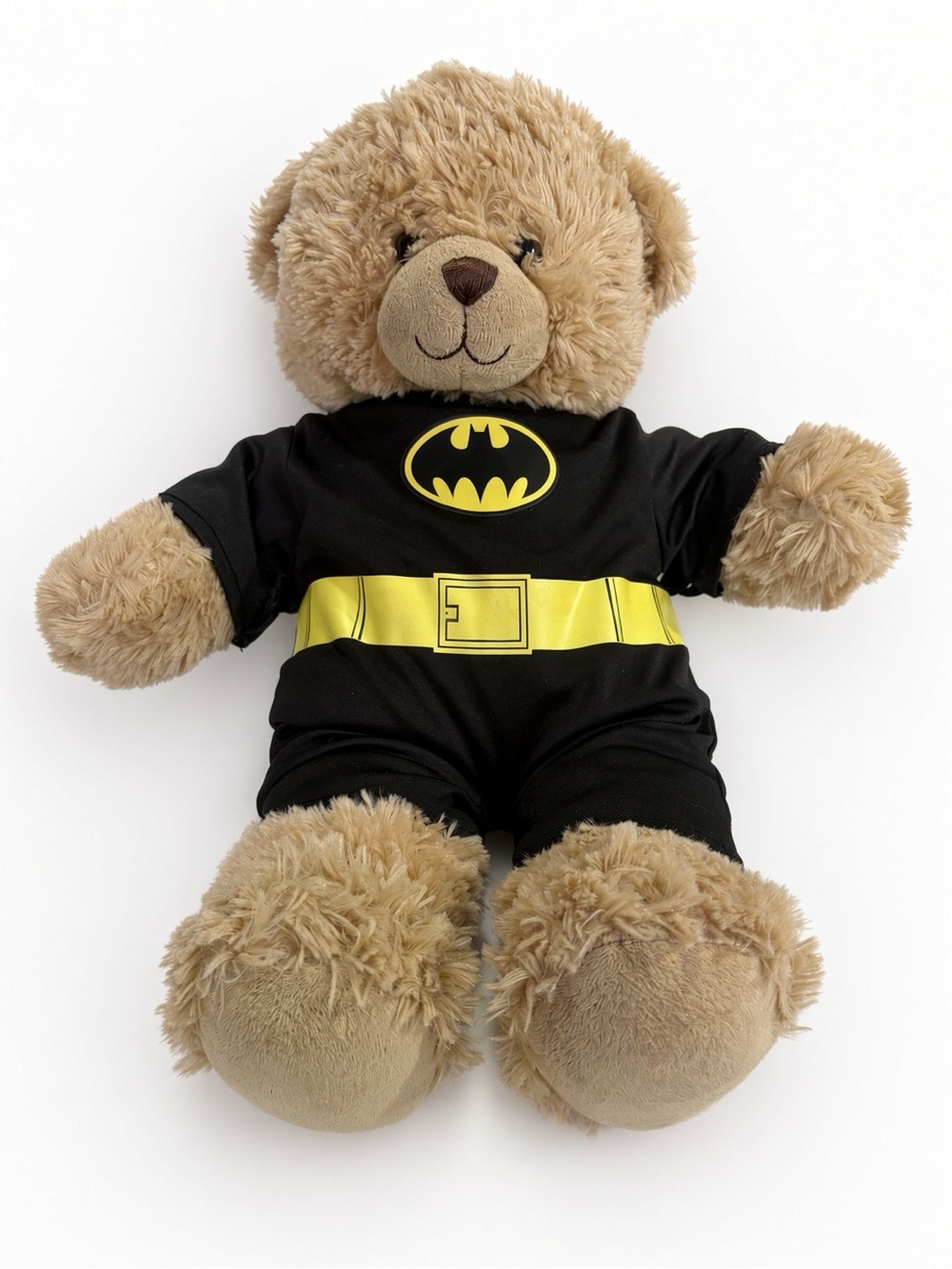 Build-A-Bear light brown Batman DC Comics onesie teddy bear plush OS
